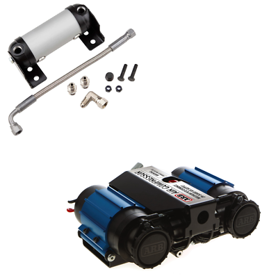 ARB Twin Air Compressor 12 Volt Bundle W/ Air Locker Manifold Kit