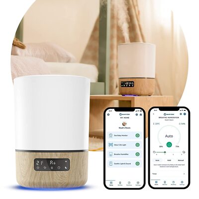 Maxi-Cosi Breathe intelligenter Baby-Luftbefeuchter Kompatibel mit Alexa - Googl