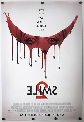 Smile 2 - original DS movie poster 27x40 D/S 2024 Final MINT