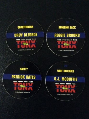 1993 - Tonx Milk Caps - Four Sport Draft Pick (sets and singles - you choose) - Picture 24 of 28