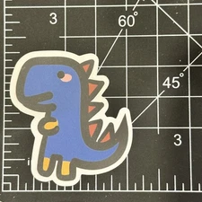 One Eye Dark Blue Monster Tippy Toes Matte - Vinyl Decal Sticker Bomb Skateboard