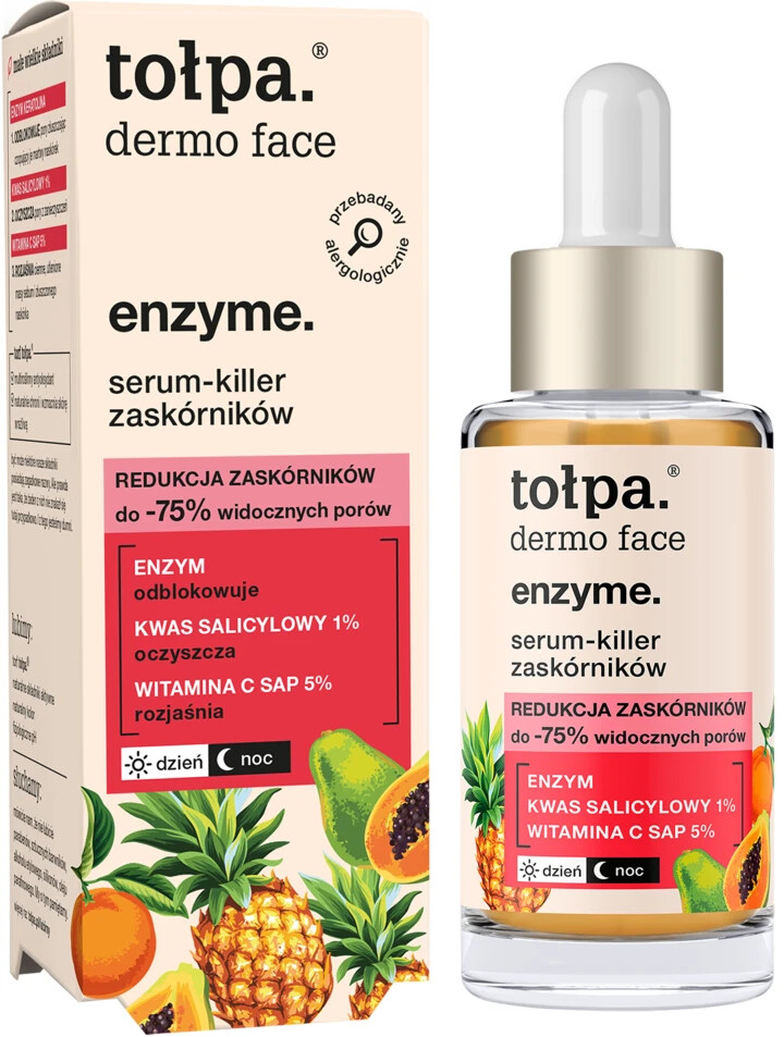 Tołpa Dermo Face Enzyme Serum Anti Blackheads Vitamin C Salicylic Acid 30ml