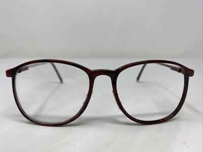 Deauville #4 5517 RED 55-17-135 Red Horn Full Rim Eyeglasses Frame ZW38