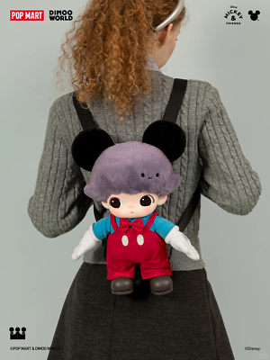 POP MART DIMOO WORLD × Disney Series Mickey Vinyl Plush Bag