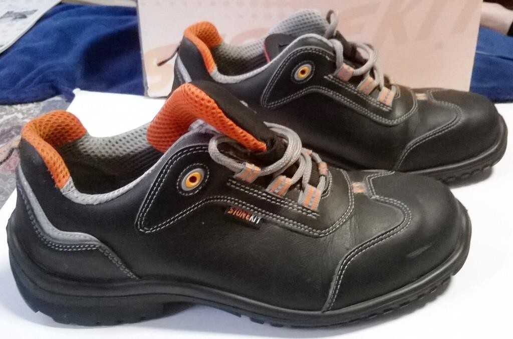 safety boots STONEKIT LUKE S3 black used good condition UK