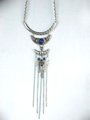 #ad NECKLACE Women AZTEC 28quot; TASSEL FEATHERS USA SELLER New $12.99