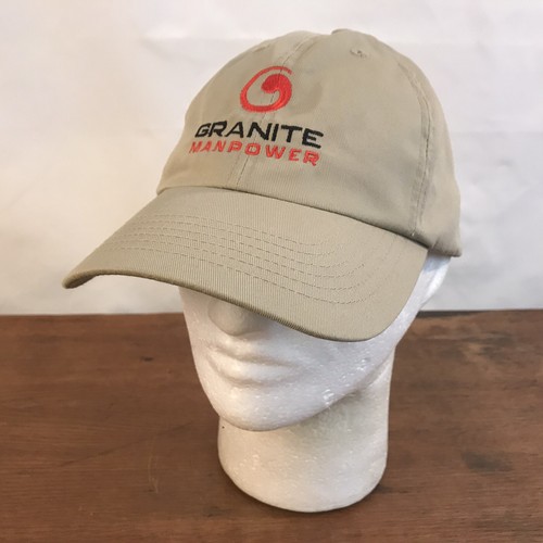 Granite Manpower Wearguard Tan Cotton Adjustable Baseball Cap Hat CH25