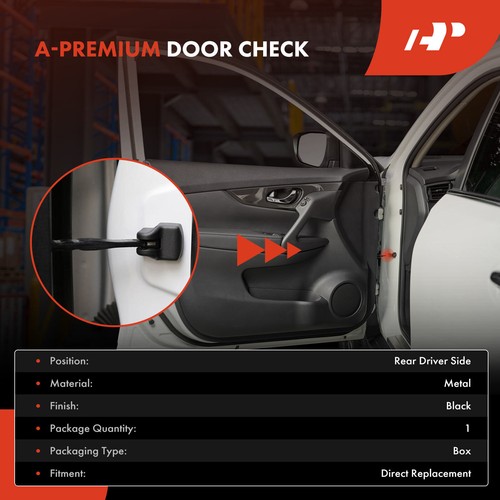 A-Premium Door Check Rear Left Side LH for Toyota Yaris 2007 2008 2009 2010-2011 - Picture 3 of 10