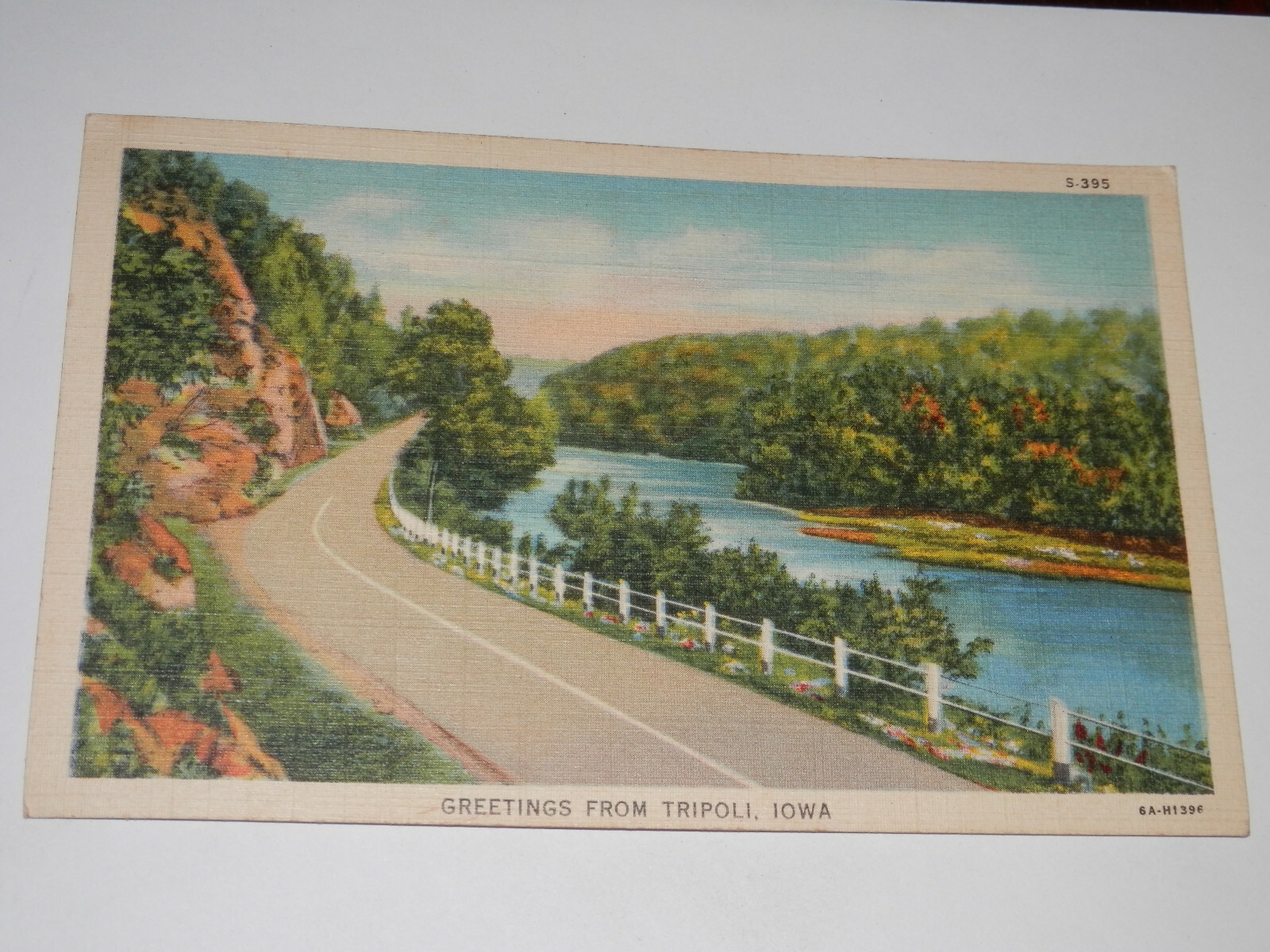 TRIPOLI IOWA LINEN POSTCARD GREETINGS BREMER COUNTY eBay
