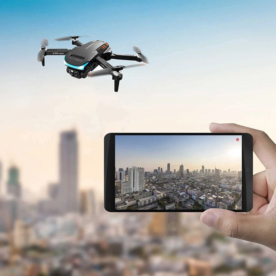 Faltbar Drone Mit 4K HD Kamera Dreiseitig Hindernis Vermeidung Drohnen 1 - Bild 3 von 4