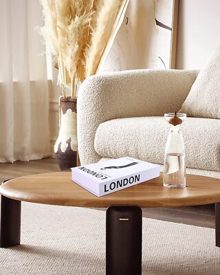 BESTYASH 3er Set Deko Fake Bücher - Weiße Buchattrappen Für Couchtisch & Regal