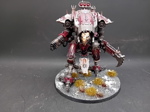 Warhammer 40K Chaos Knight – Figurine Peinte Par Pro – Commission – Occasion