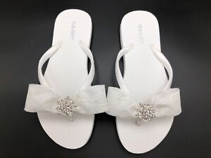 wedding flip flops for bride