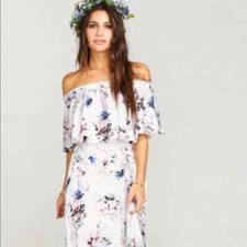Show me your mumu hacienda off the shoulder bridesmaid bouquet beauty maxi dress
