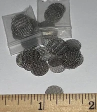 50 Stainless Steel Heavy Duty Pipe Screens 3/8" (0.375") **Free Shipping**