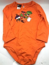 Halloween Shirt Top One Piece Long Sleeve Baby Girl Toddler 24 Months EUC