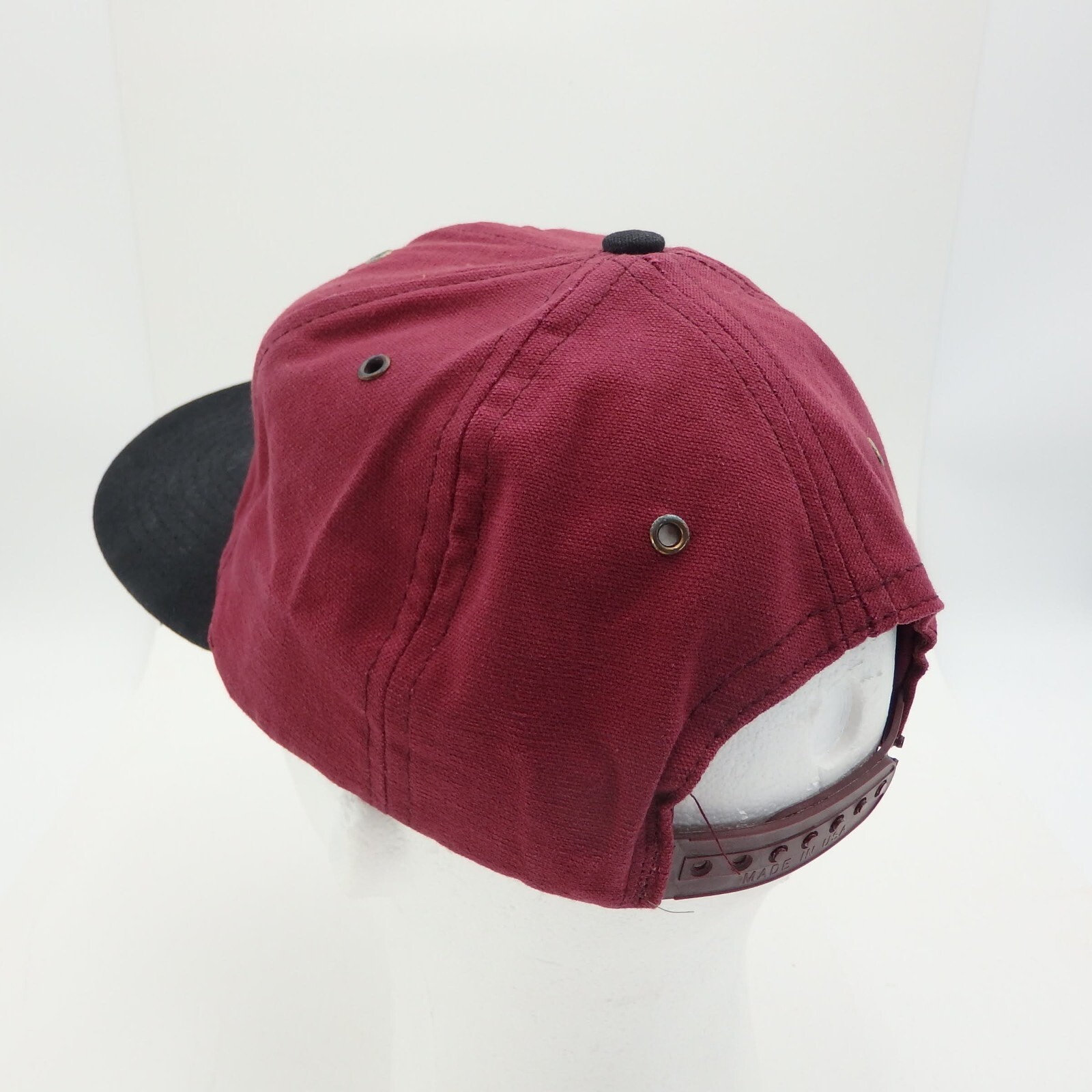 Vintage Universal Studios Hat Snapback Maroon Orl… - image 4