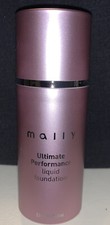 MALLY ULTIMATE PERFORMANCE LIQUID FOUNDATION TAN -1 OZ NIB Long Lasting