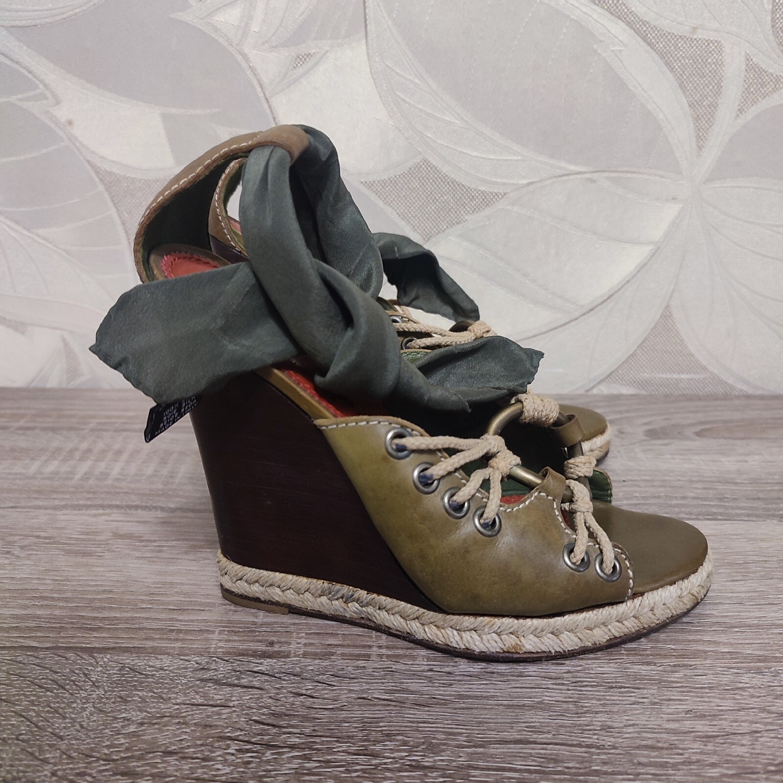 sandali donna tacco alto yves saint laurent taglia 35