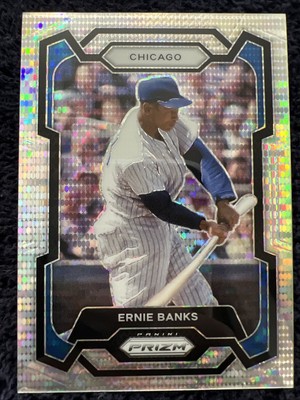 2024 Panini Prizm Ernie Banks Pulsar Prizm #d /499 Chicago Cubs