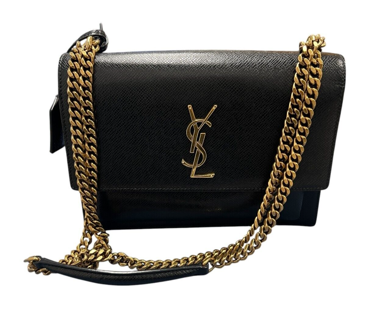 Saint Laurent Borsa media in pelle corteccia al tramonto