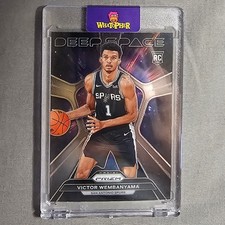 Victor Wembanyama 2023-24 Panini Prizm Deep Space RC Rookie #1 Spurs Insert