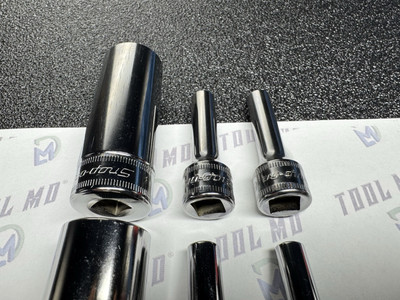 SNAP-ON 3/8 Drive 6-Point Metric 24 mm Flank Drive ® Shallow Impact So - Fast b