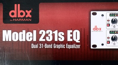 dbx 231s EQ Dual 31-Band Graphic Equalizer (NEW)