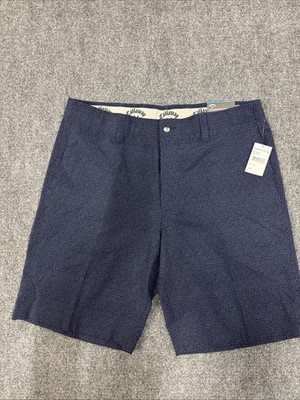  CALLAWAY MEN'S GOLF STRETCH SHORTS CGBSA0D1 COLOR PEACOT/BLUE NWT/SIZE 36