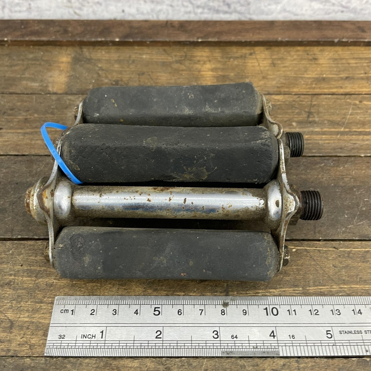 Vintage Block Pedals Pair 9/16 Torrington Style 4