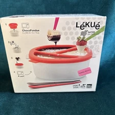 Lekue ChocoFondue Microwave Chocolate Fondue Dish Set