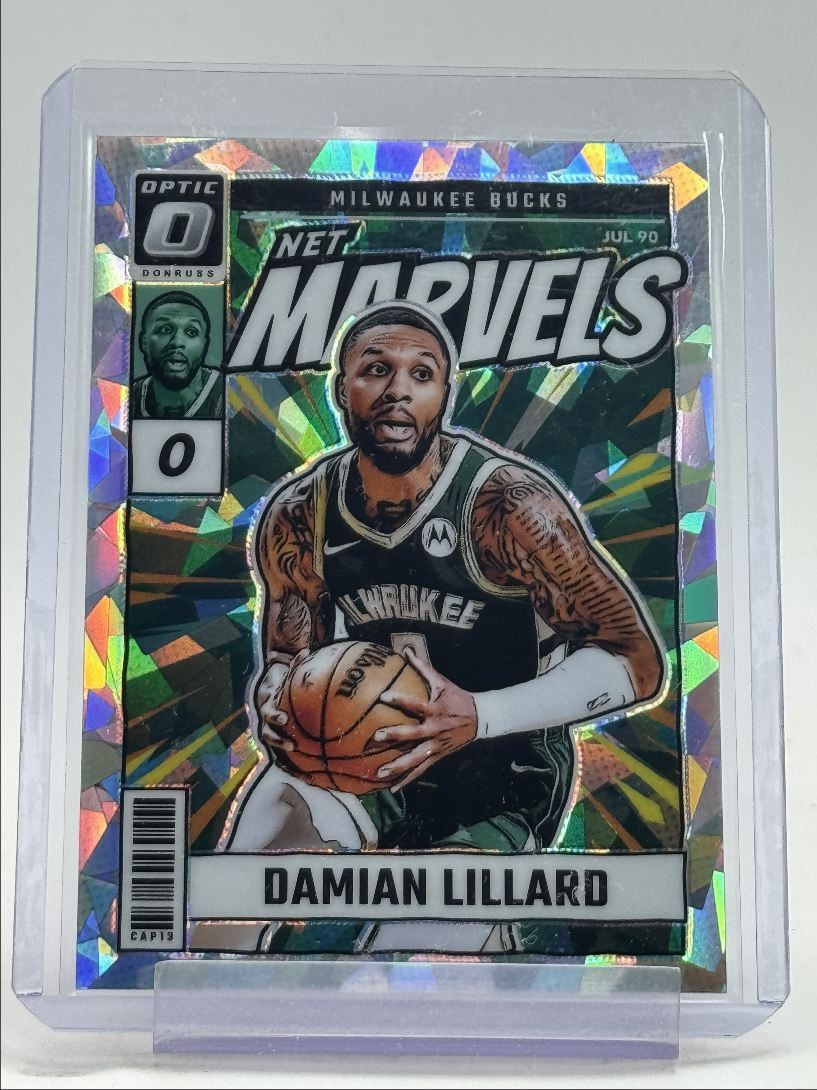 DAMIAN LILLARD 2024-25 DONRUSS OPTIC NET MARVELS CRACKED ICE Q4324