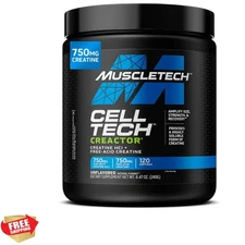 Cell-Tech Creactor Creatine HCl Powder - 120 Servings, Unflavored Muscle Builder