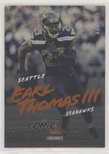 2018 Panini Luminance Orange Luminance 55/225 Earl Thomas III #86 5by