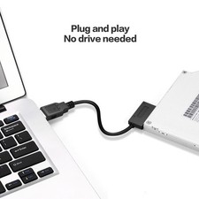 USB3.0 to SATA7 6Pin 13 Pin Slimline Sata Cable for Laptop CD DVD ROM Drive d