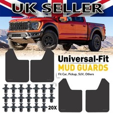 UK Car Set Front Rear Splash Guards Mud Flaps Mudguards With Hardware Universal
