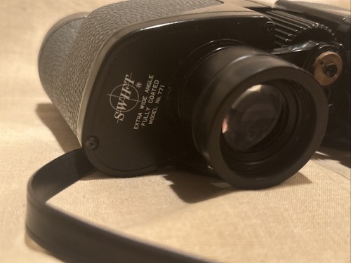 Vintage Swift Nighthawk Binoculars 771 Extra Wide Angle 8x40 1000 Yards Japan - Picture 7 of 12