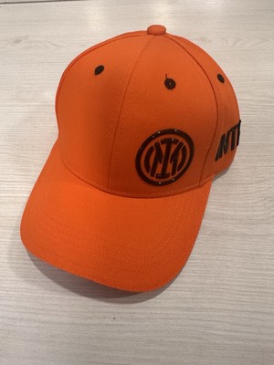 Fc Inter Schirmmütze Baumwolle bestickt Original Offizier Orange Schlange