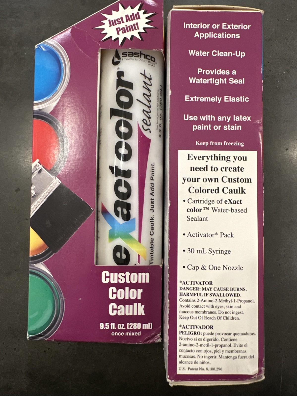 2 - Exact Color Custom Color Caulk Kit Custom Color 9.5 fl. oz. - NEW!