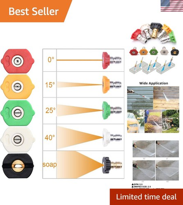 #ad High Pressure Washer Nozzle Tips 4500 PSI Perfect for All Cleaning Tasks $16.19