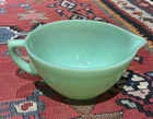 Vintage Anchor Hocking Fire-King Jadeite glass batter bowl