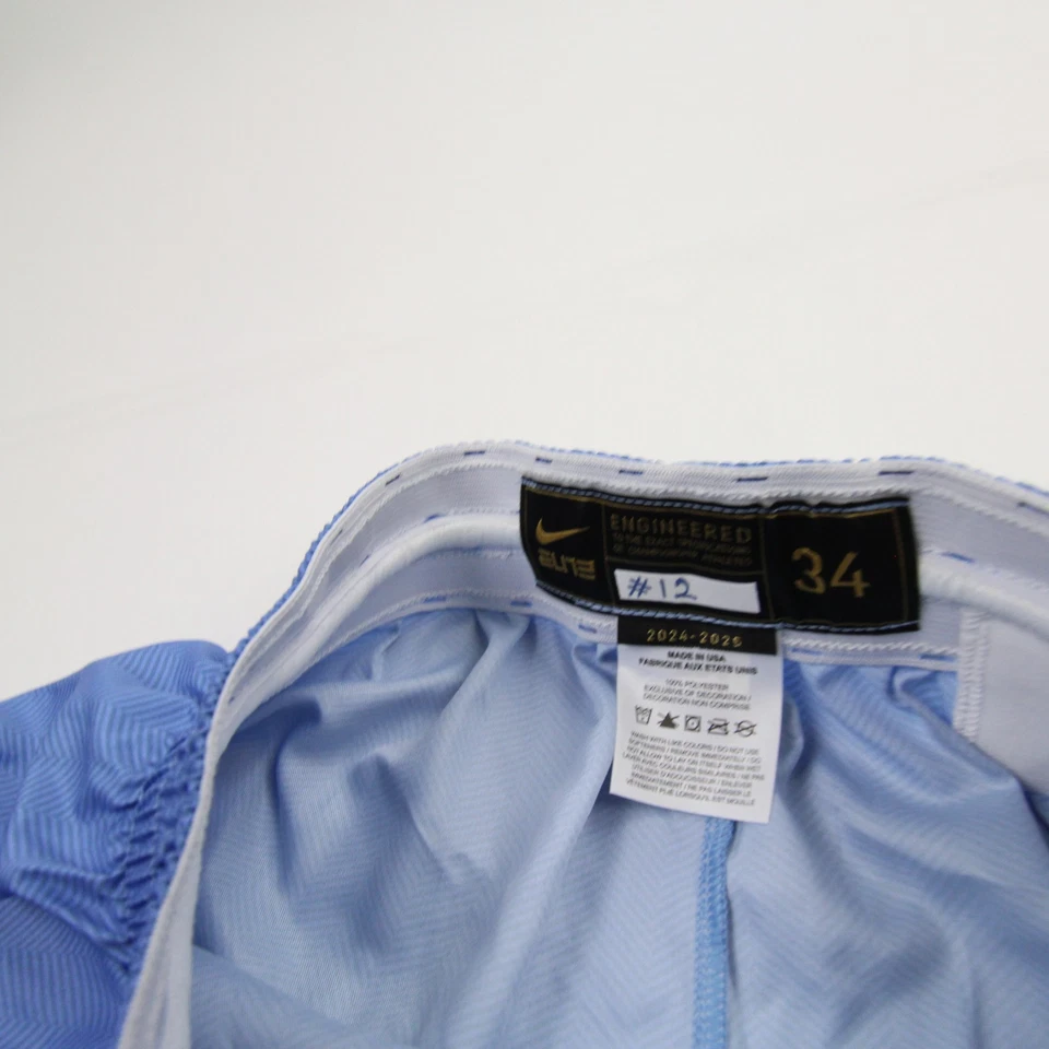 Pantalones Cortos Villanova Wildcats Nike Elite Game Para Hombre Azul Claro/Azul Marino Usados Foto 2 de 4