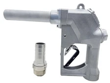 1.5" Inch NPT Automatic Shut-Off Fuel Nozzle, 53 GPM, Heavy Duty, 3-Notch 