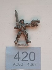 Imperial Guard Catachan Sargeant w/sword warhammer 40K metal #420