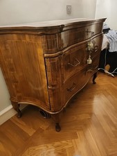 Cassettone Mosso Ferrarese Epoca '700 Luigi XV in radica di noce ORIGINALE