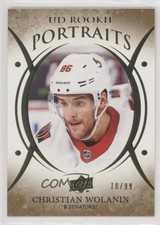 2018 Upper Deck UD Portraits Rookies Gold Foil 10/99 Christian Wolanin #P-59 9jn