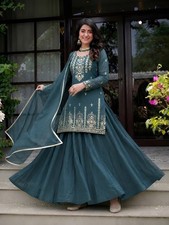 LEHENGA TOP INDIAN BOLLYWOOD WEDDING PARTY PAKISTANI WEAR READYMADE
