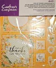 Crafter's Companion 443 Pc Pop-Up Tower Cardmaking Kit In Full Bloom