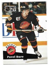 PAVEL BURE 1991-92 PRO SET FRENCH CARD MINT CONDITION