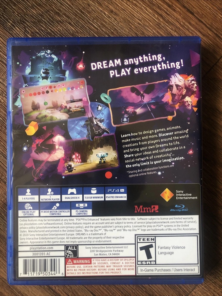 Ps Store Dreams Ps4 Cost Dreams Sony PlayStation For Sale Online